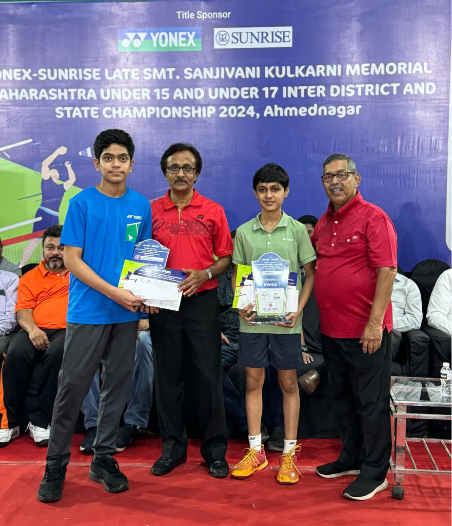 Aayush Adey won the State Championship in the XD U15 Image - 2